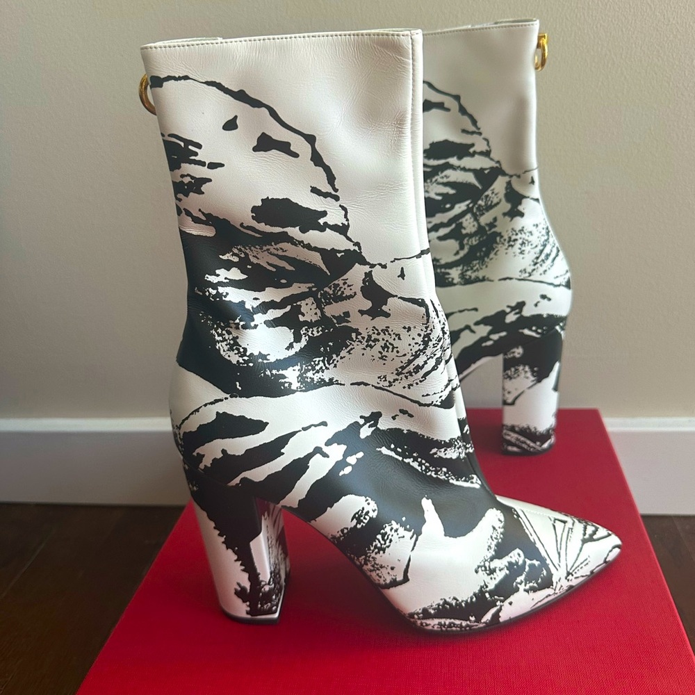 Leather leather Ankle Boots
